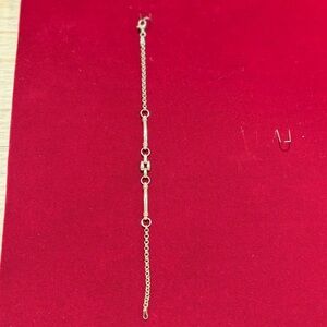 Elegant 14k Gold Chain Bracelet Pre-owned